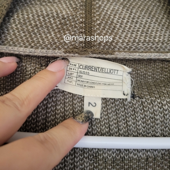 Current Elliott the oversized camo cardigan - Picture 5 of 6